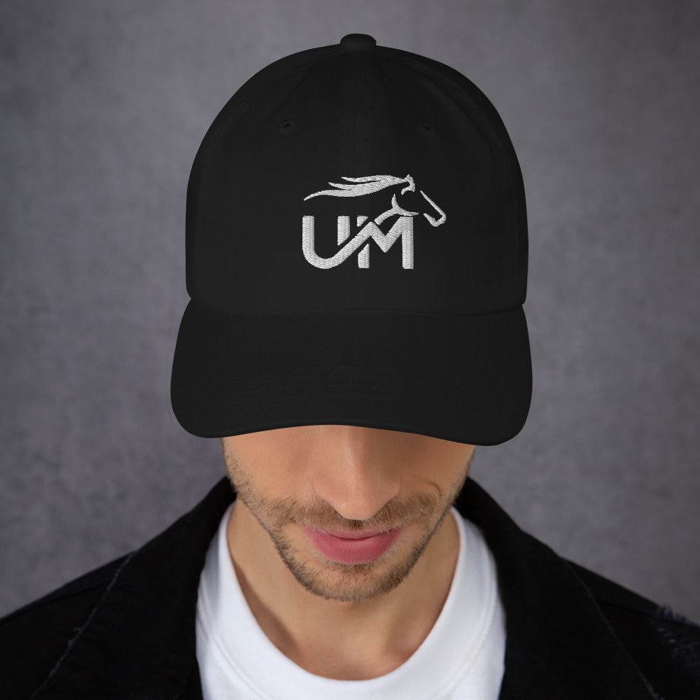 Ball Cap: White Logo