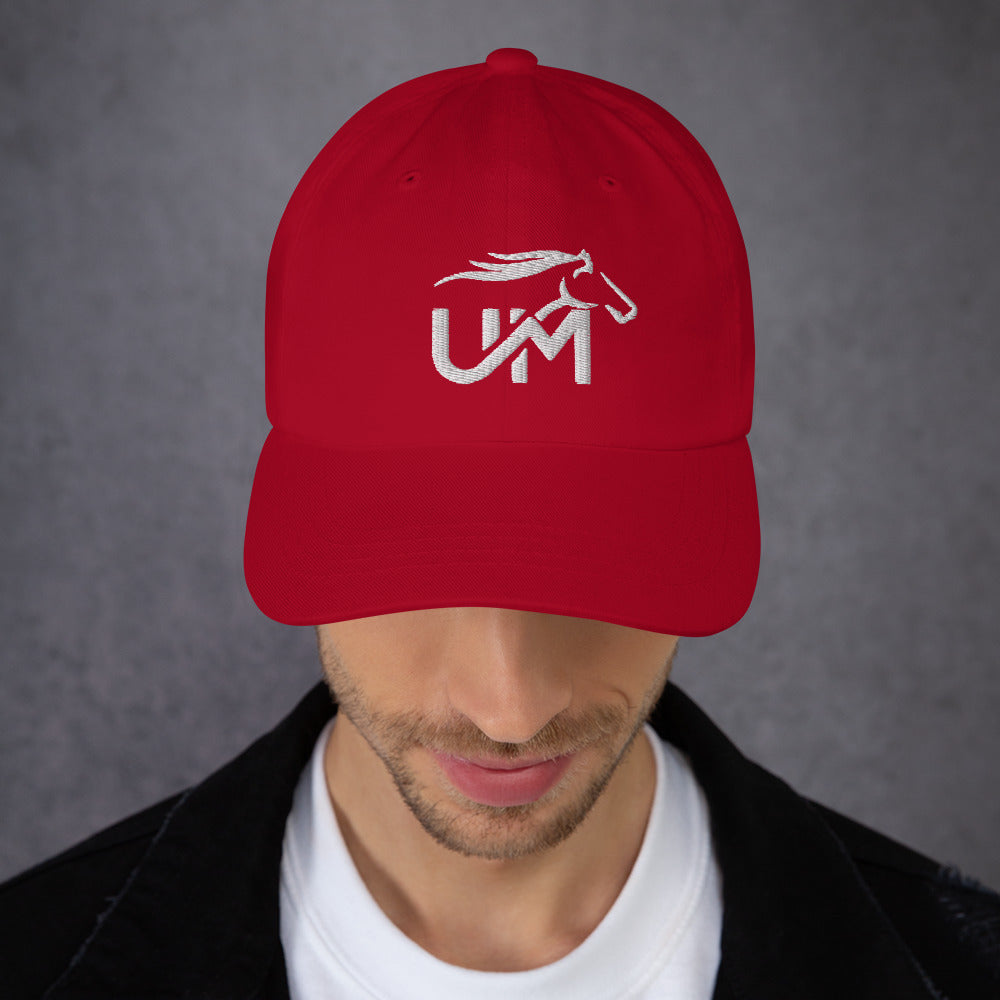 Ball Cap: White Logo