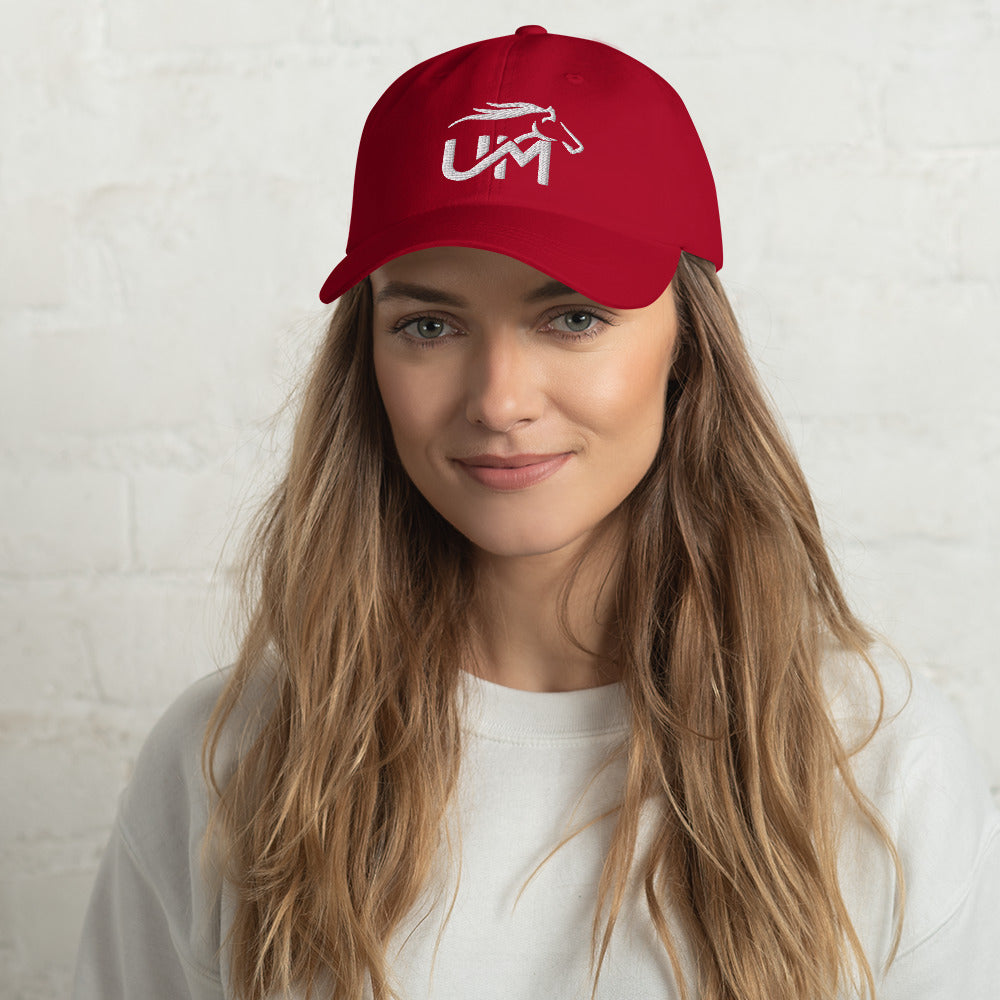 Ball Cap: White Logo