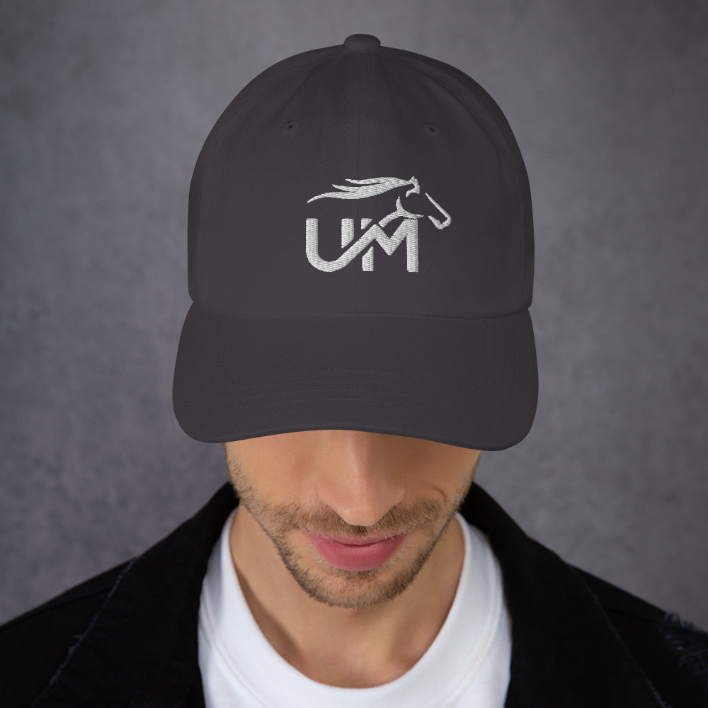 Ball Cap: White Logo