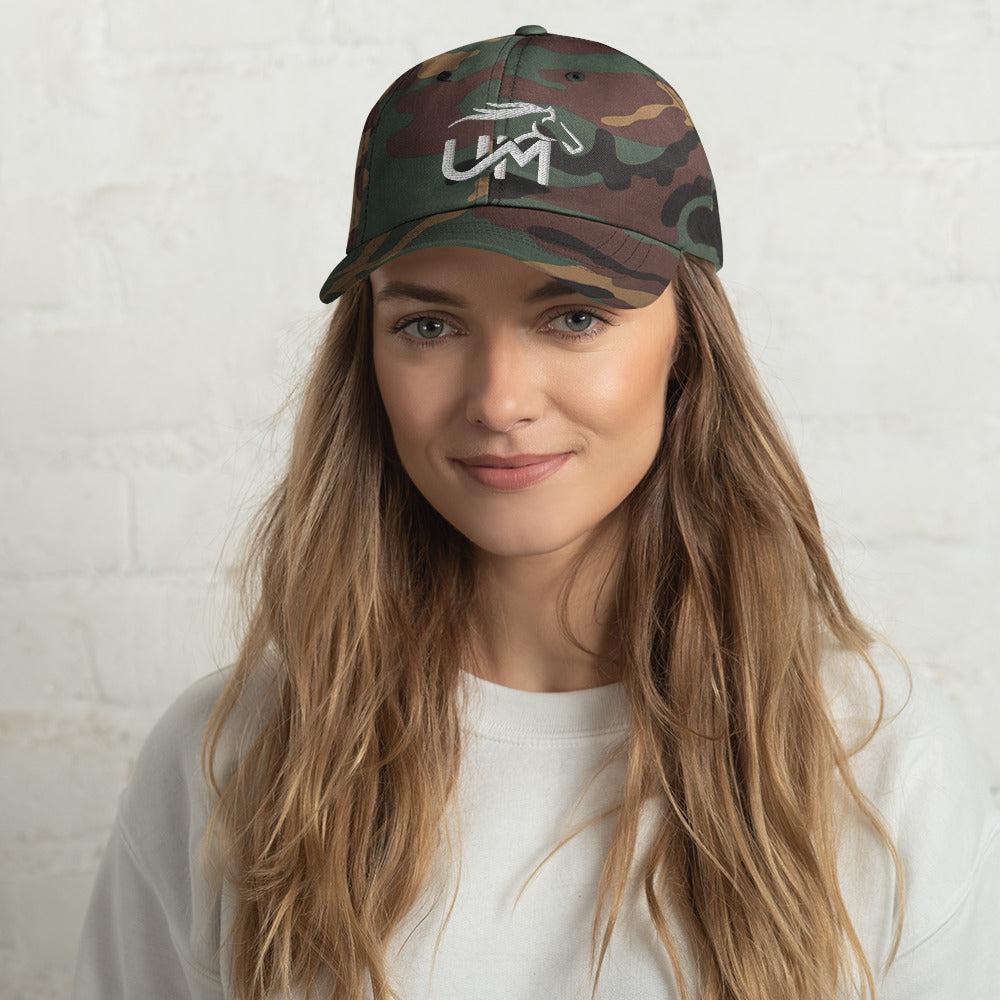 Ball Cap: White Logo