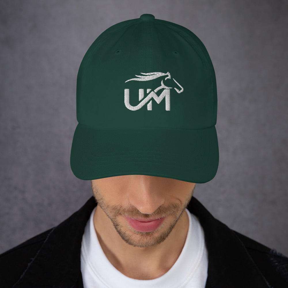 Ball Cap: White Logo