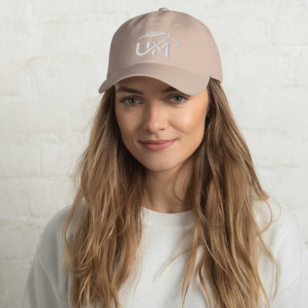 Ball Cap: White Logo
