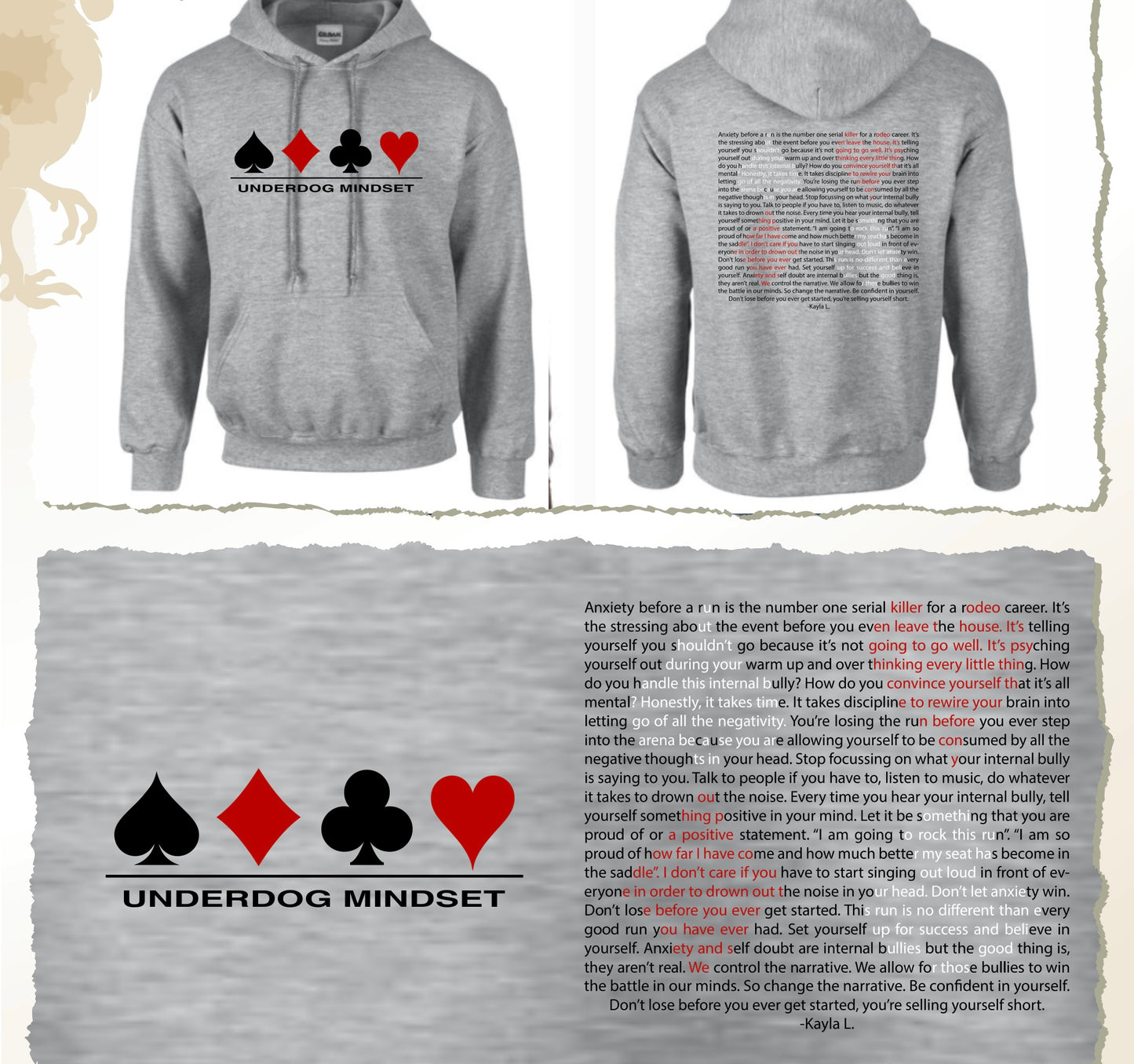 High Roller Grey Hoodie