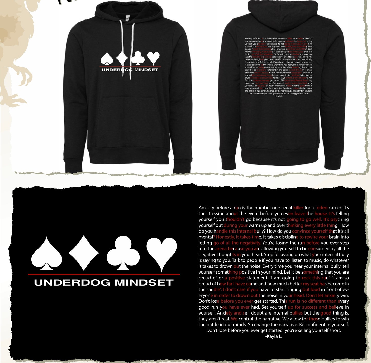 High Roller Black Hoodie