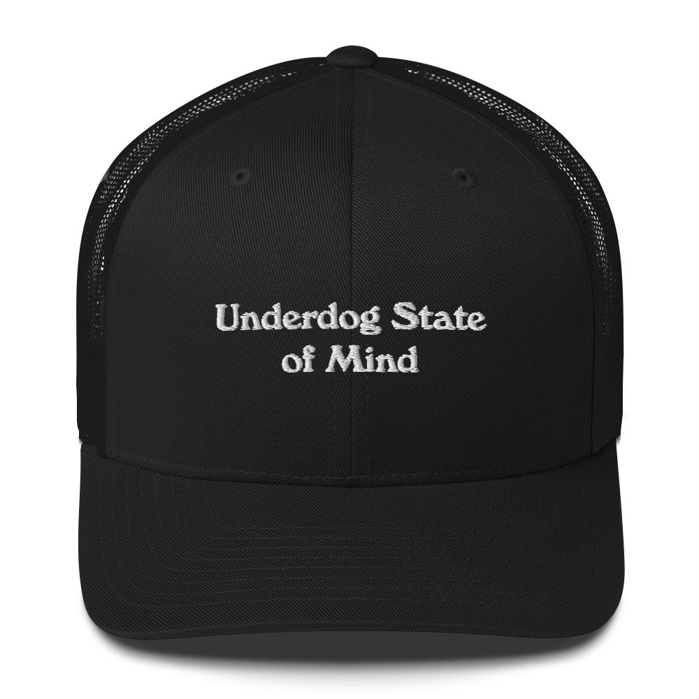 Black UM Logo Trucker Cap – Underdog Mindset