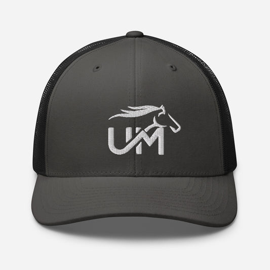 UM White Logo Trucker Cap