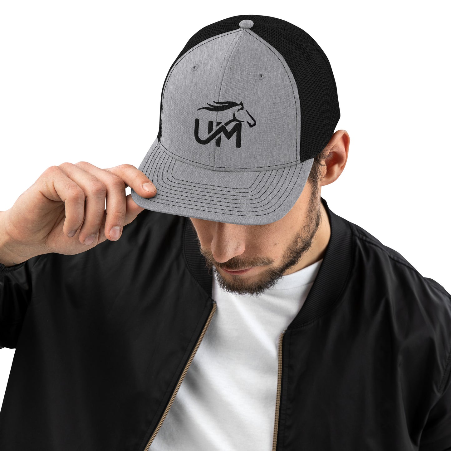 Trucker Cap Black Logo