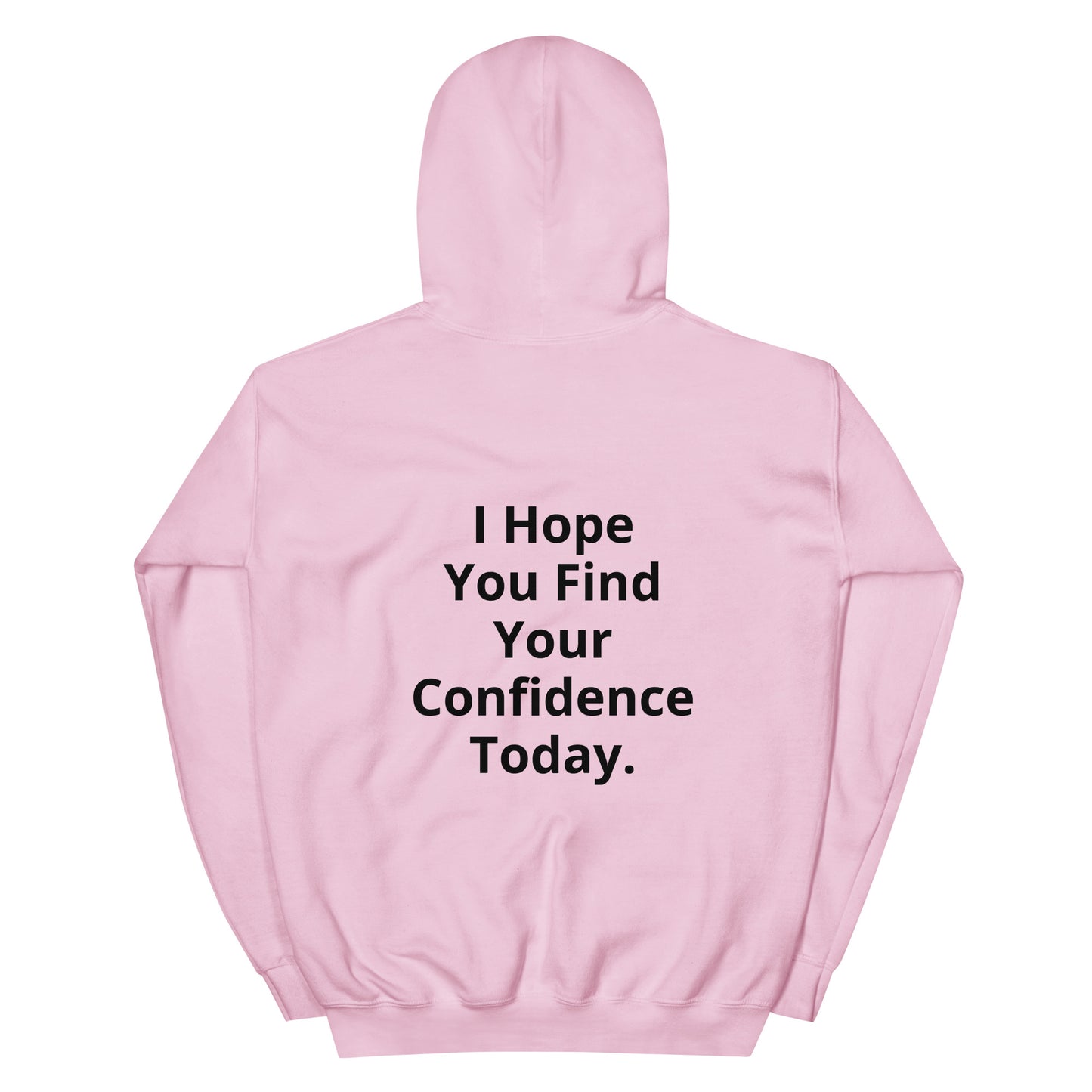 Unisex Find Your Confidence: Black Logo Hoodie