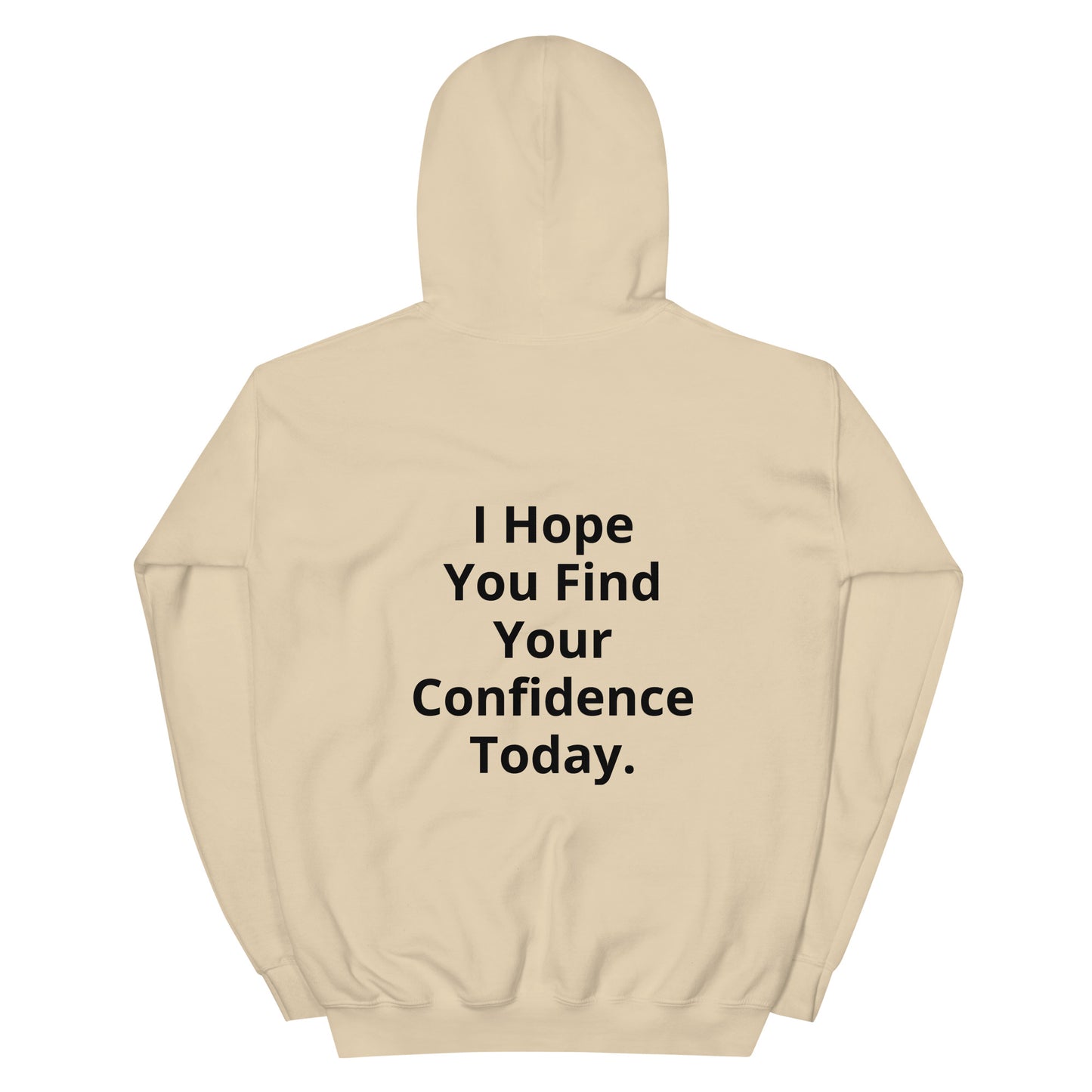 Unisex Find Your Confidence: Black Logo Hoodie