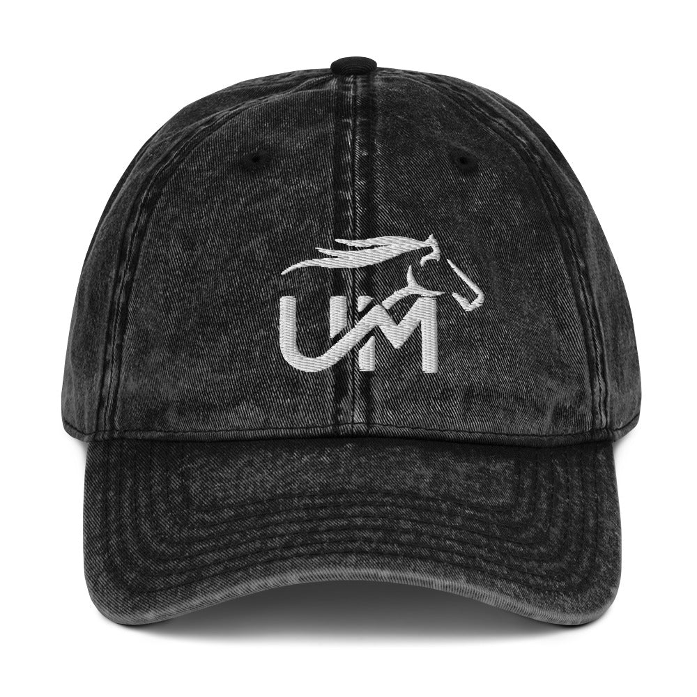 Vintage UM White Logo Cap