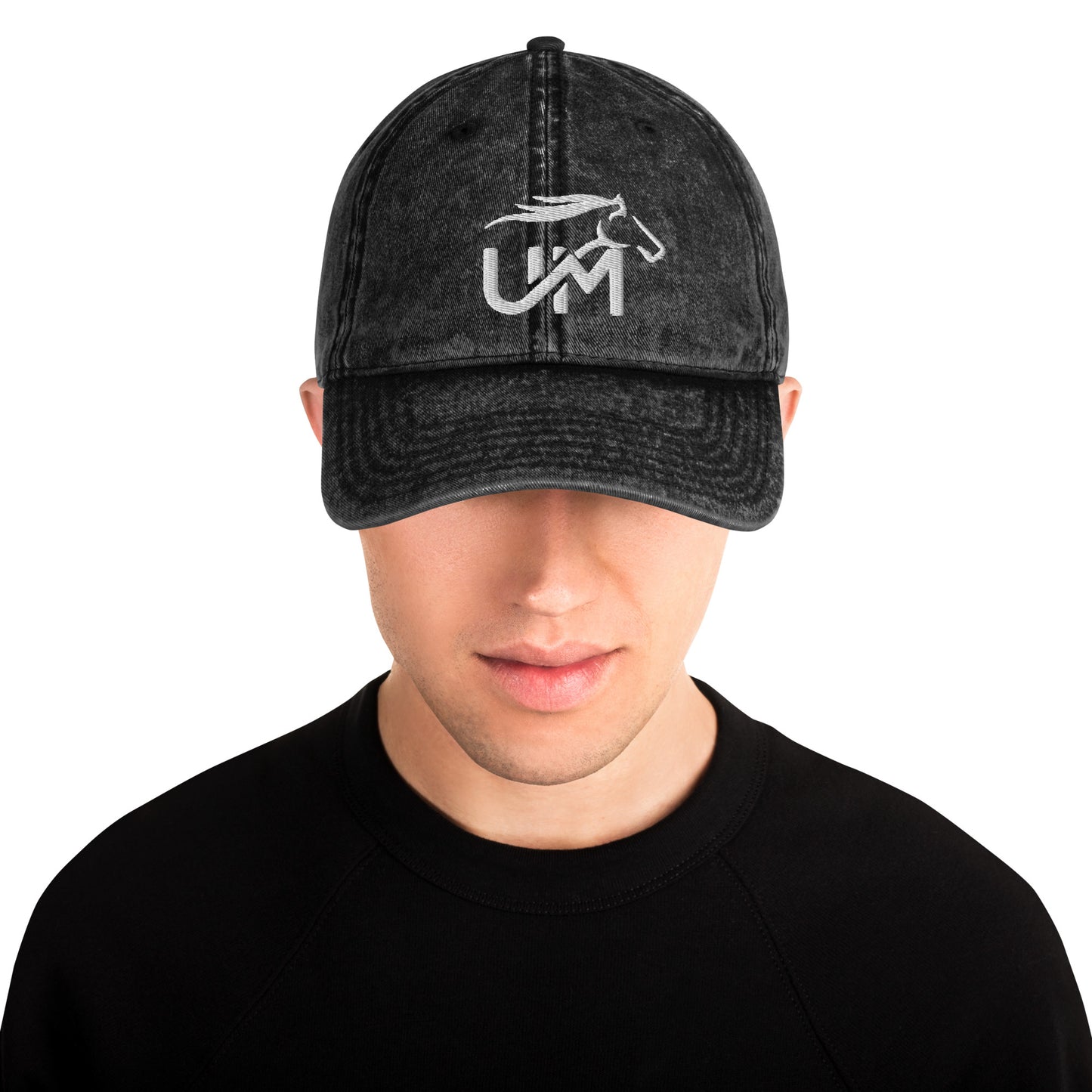 Vintage UM White Logo Cap