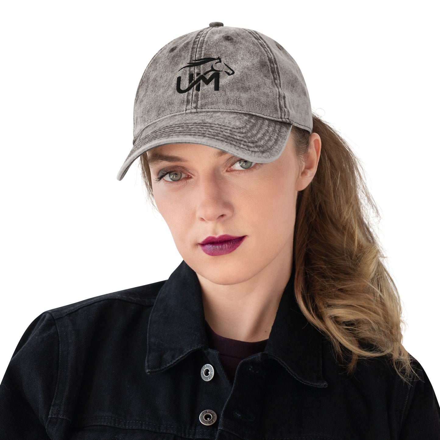 Vintage UM Black Logo Cap