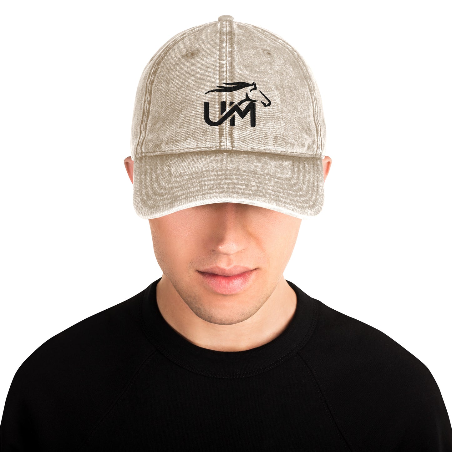 Vintage UM Black Logo Cap