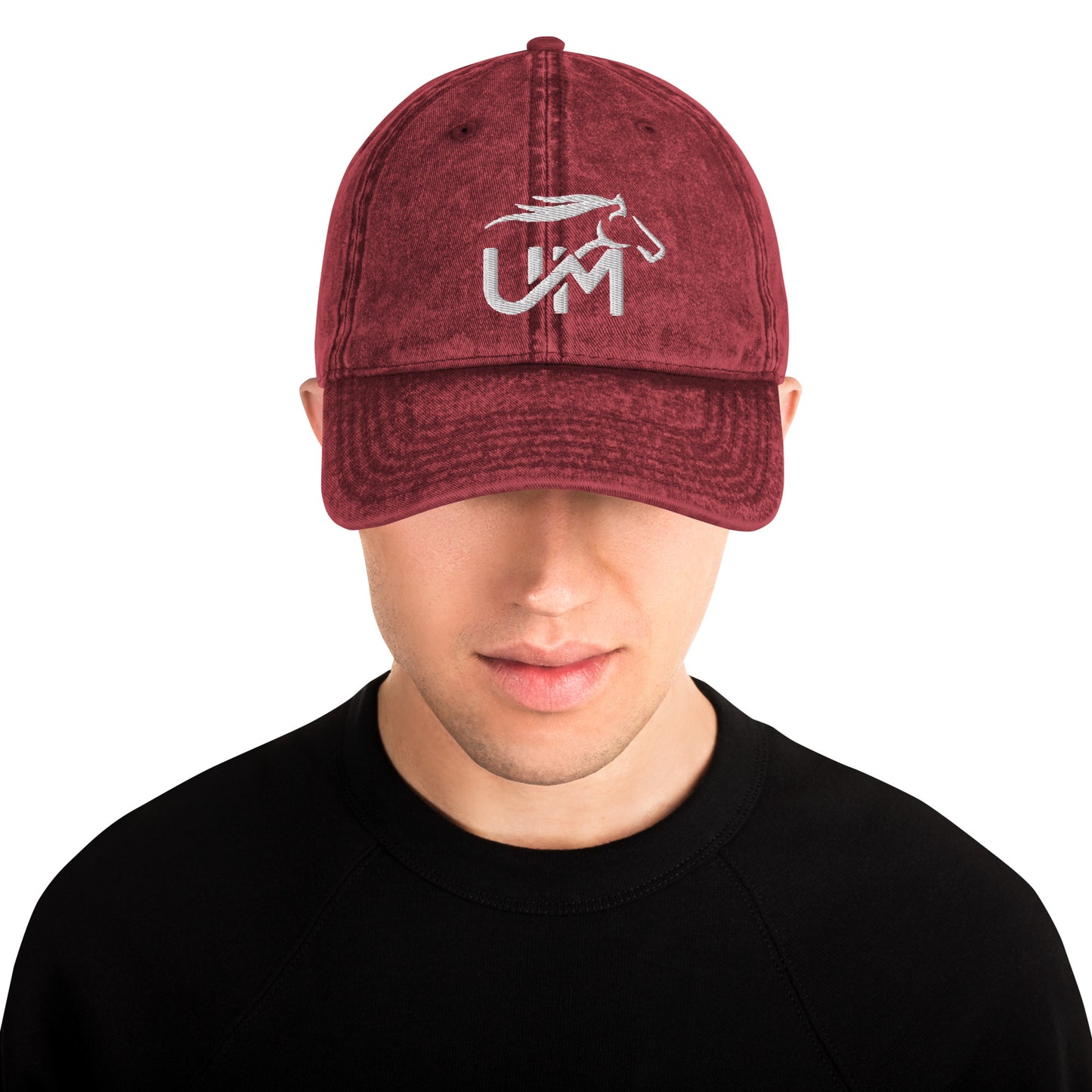 Vintage UM White Logo Cap
