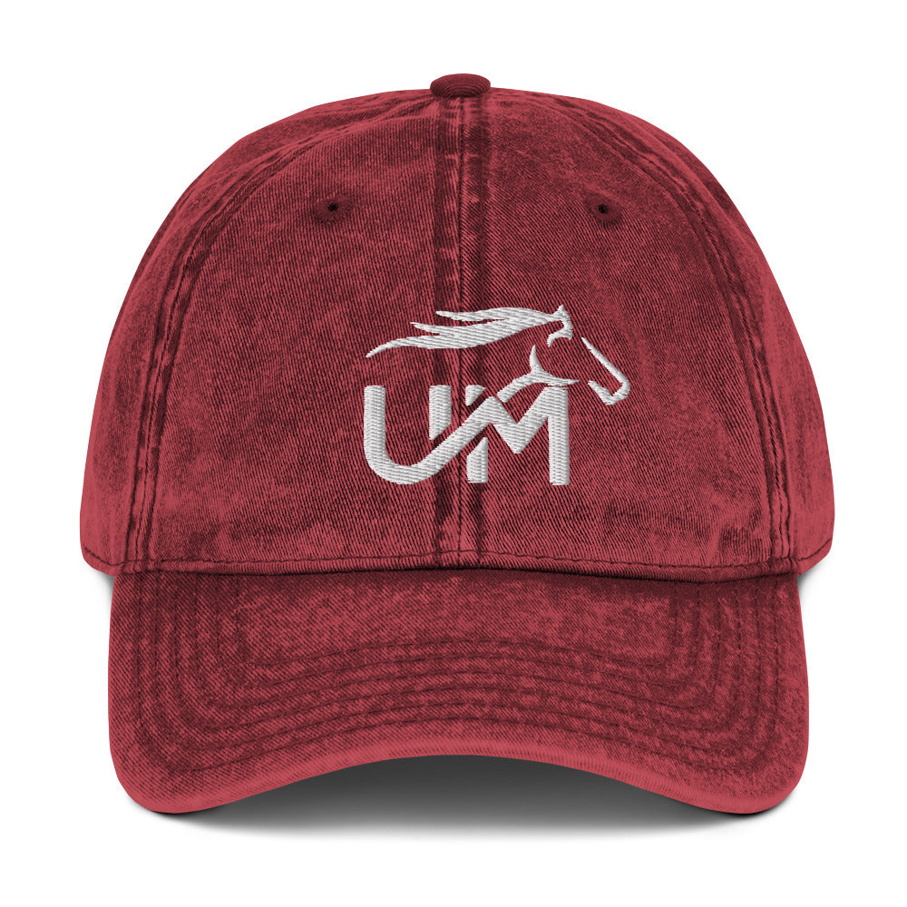 Vintage UM White Logo Cap
