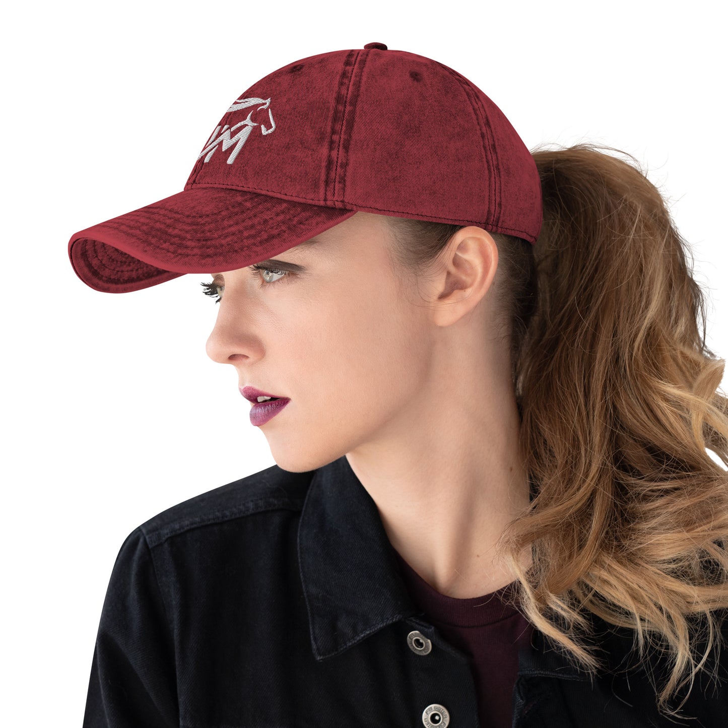 Vintage UM White Logo Cap