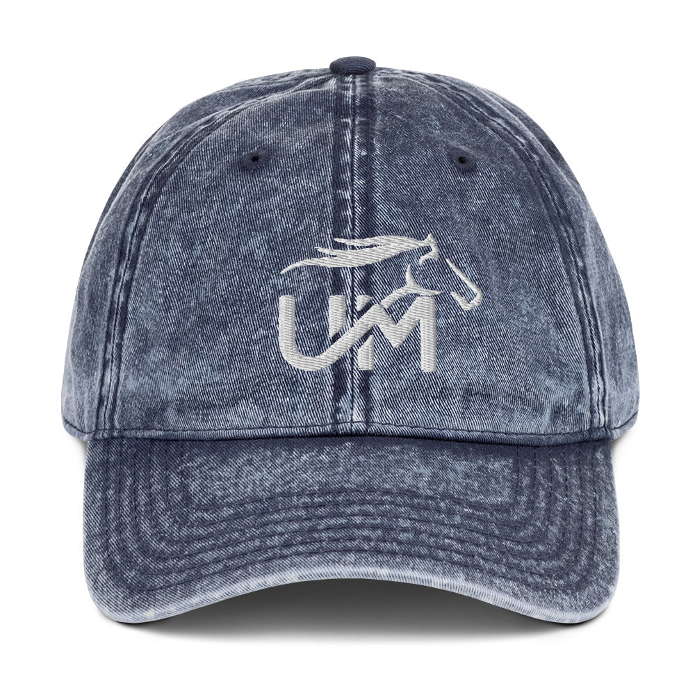 Vintage UM White Logo Cap