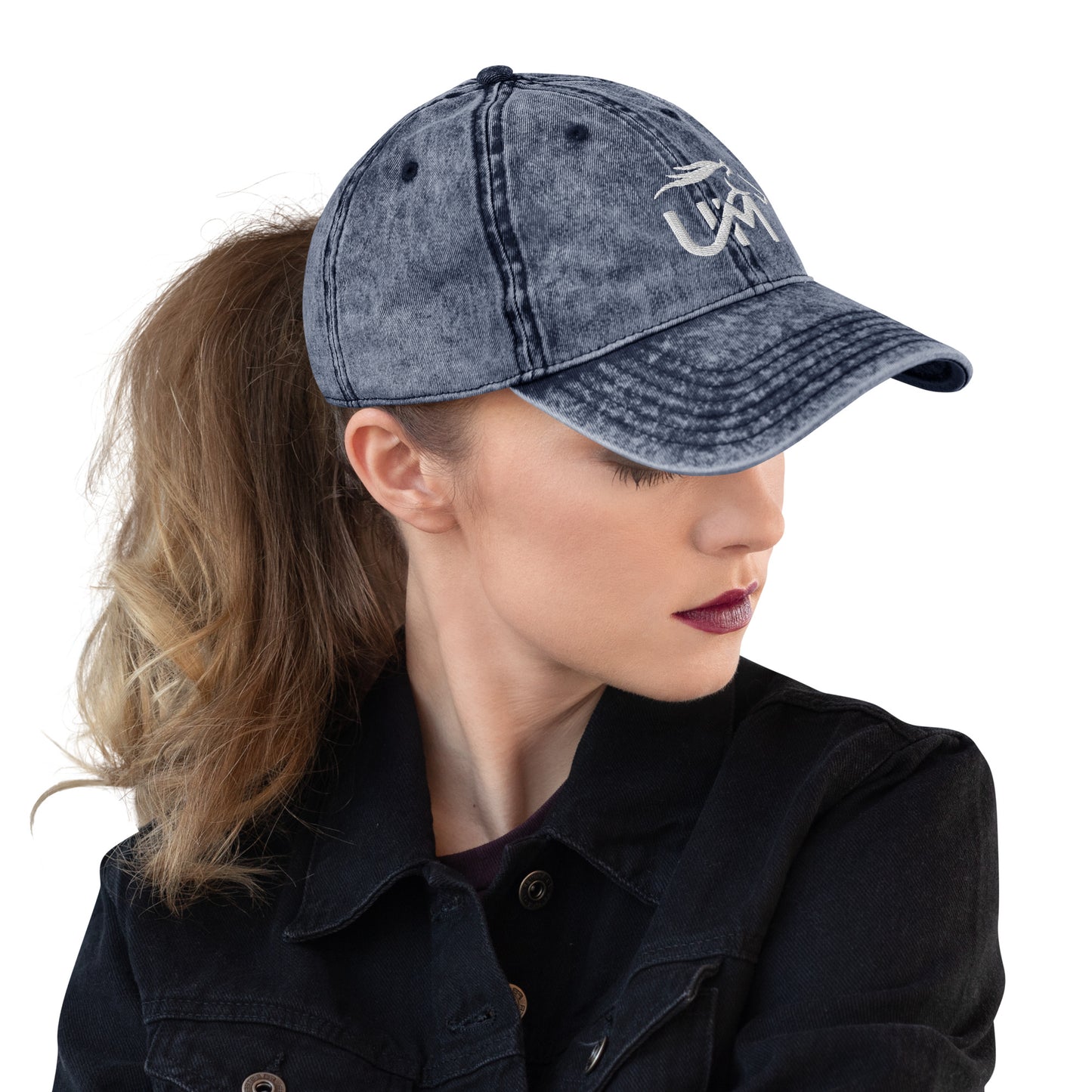 Vintage UM White Logo Cap