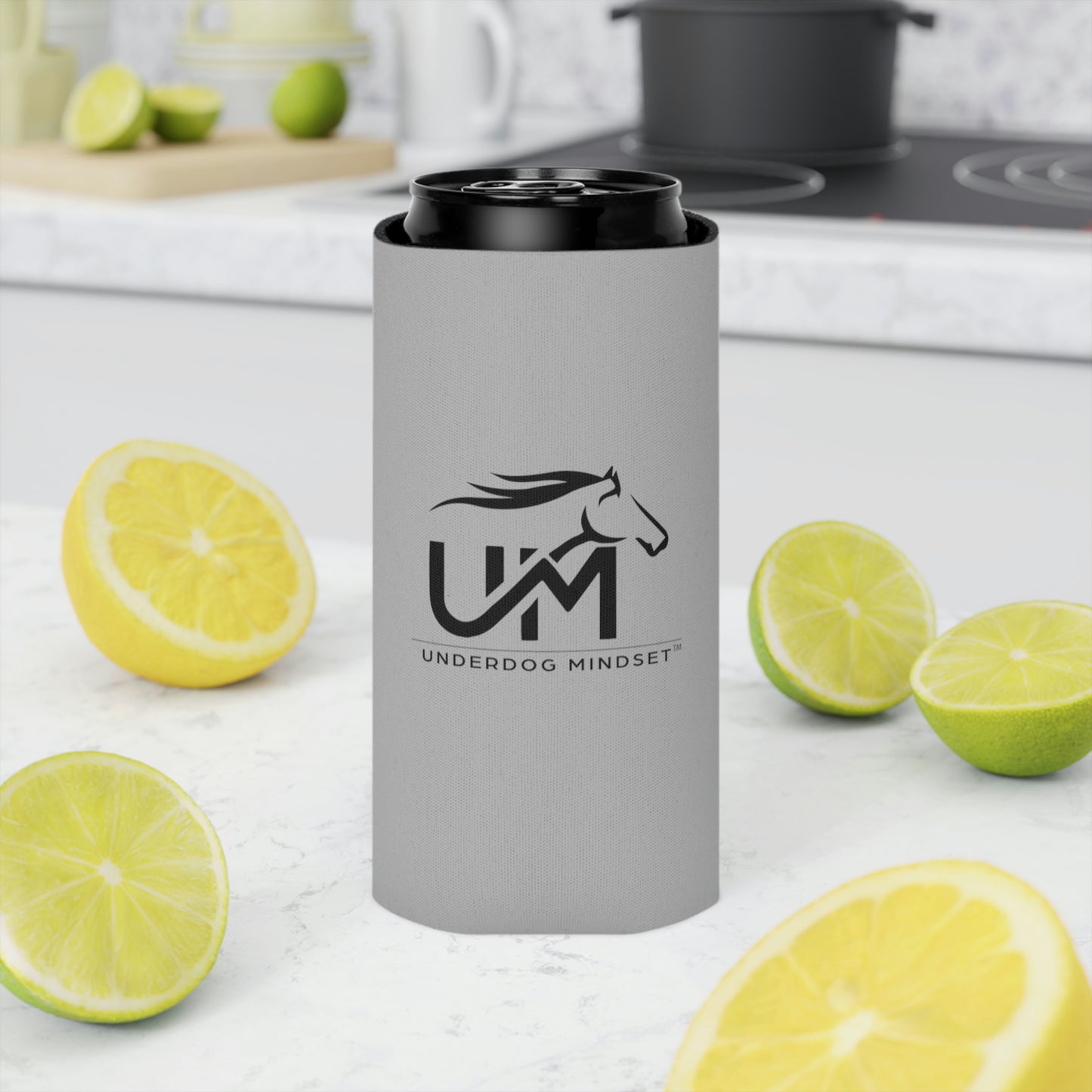 Can Cooler: Dark Gray