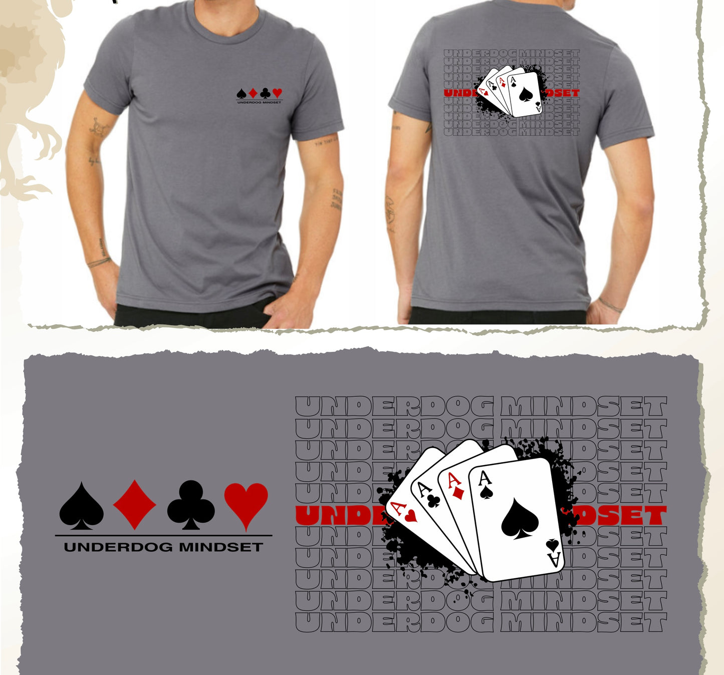 High Roller Grey T-shirt