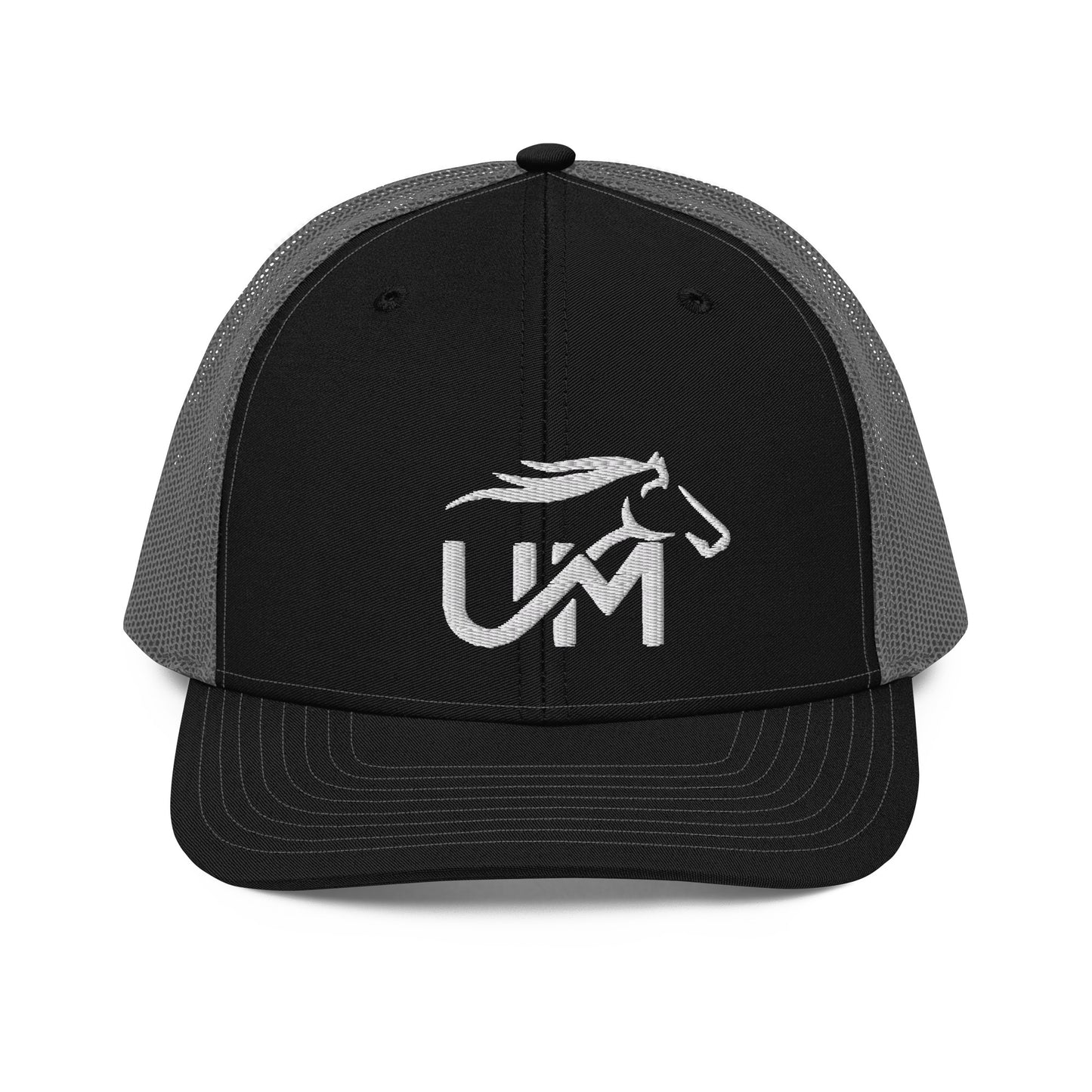 Trucker Cap: White Logo