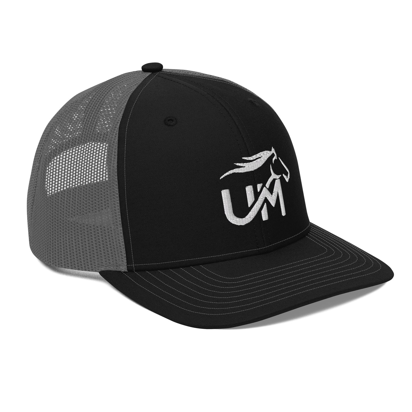 Trucker Cap: White Logo