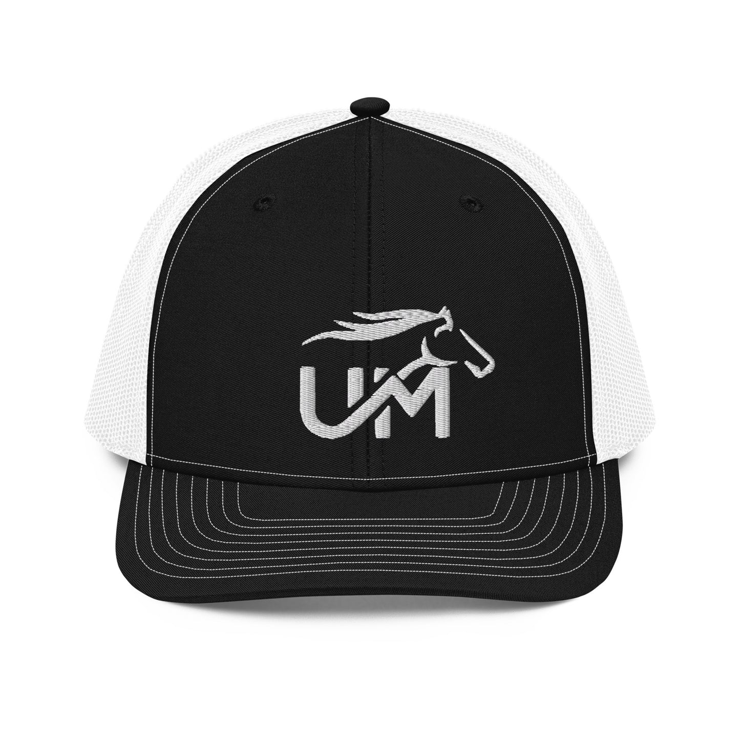 Trucker Cap: White Logo