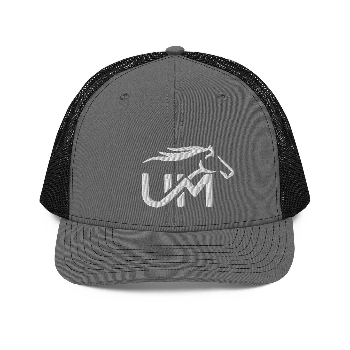 Trucker Cap: White Logo