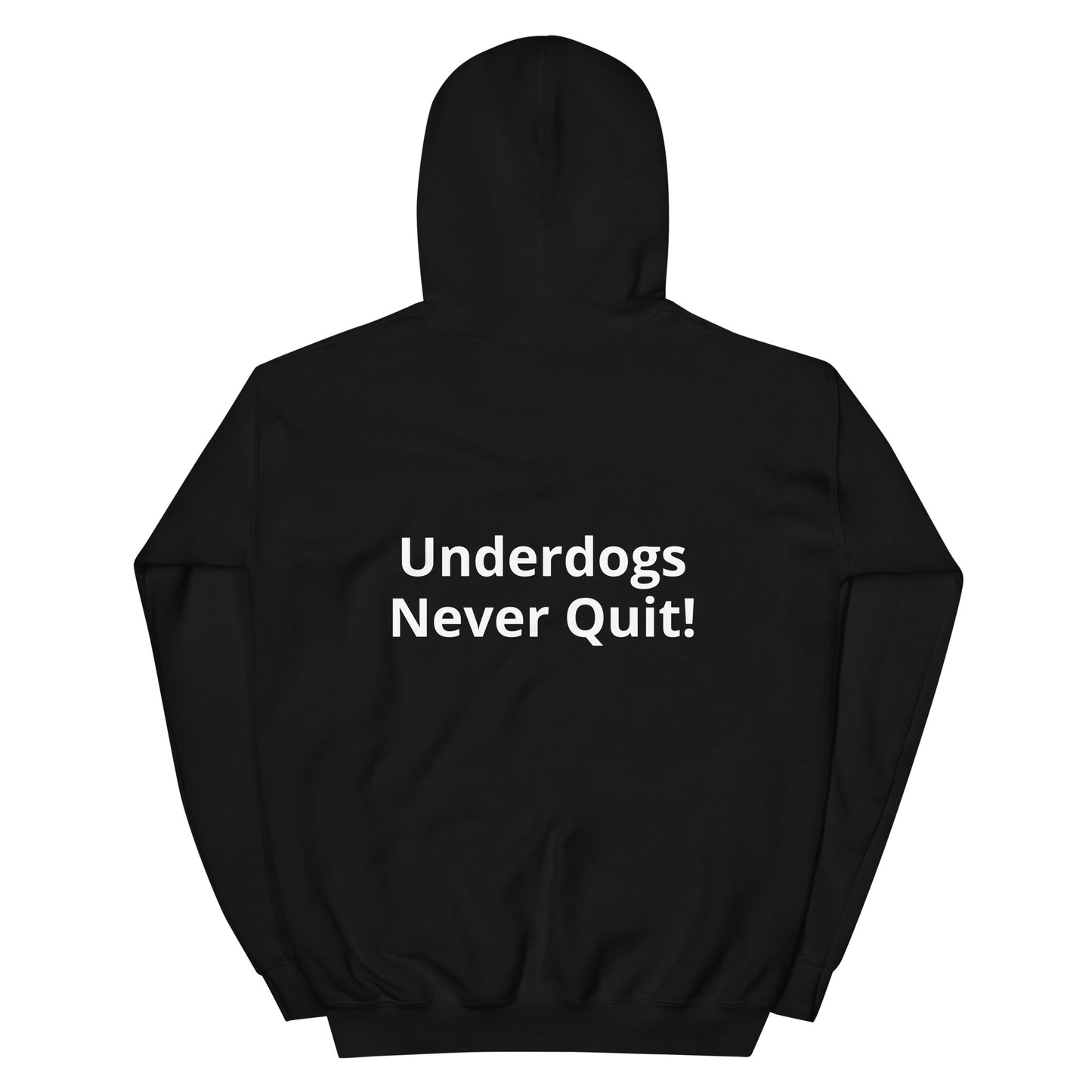 Unisex White UM: Never Quit Hoodie