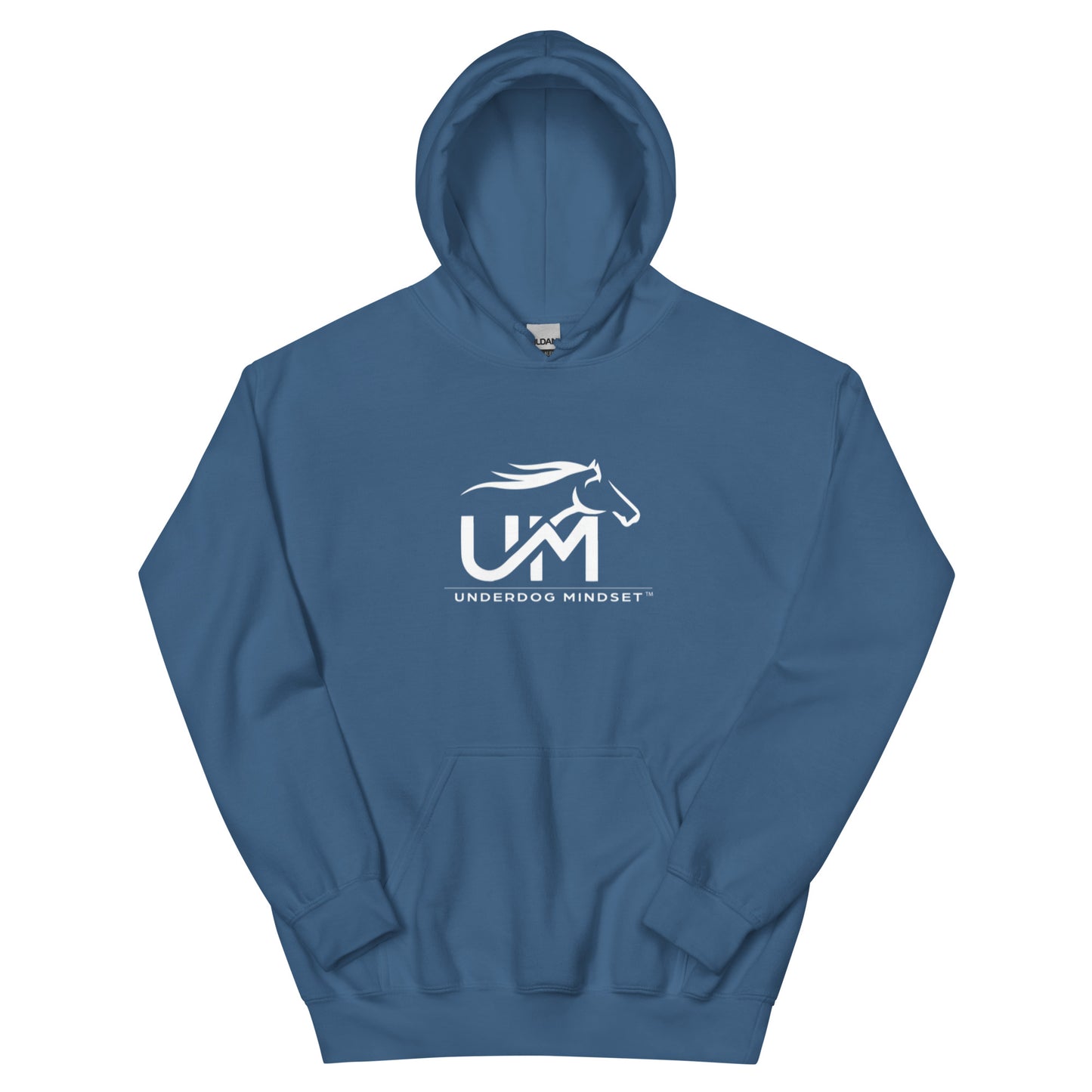 Unisex White UM: Never Quit Hoodie