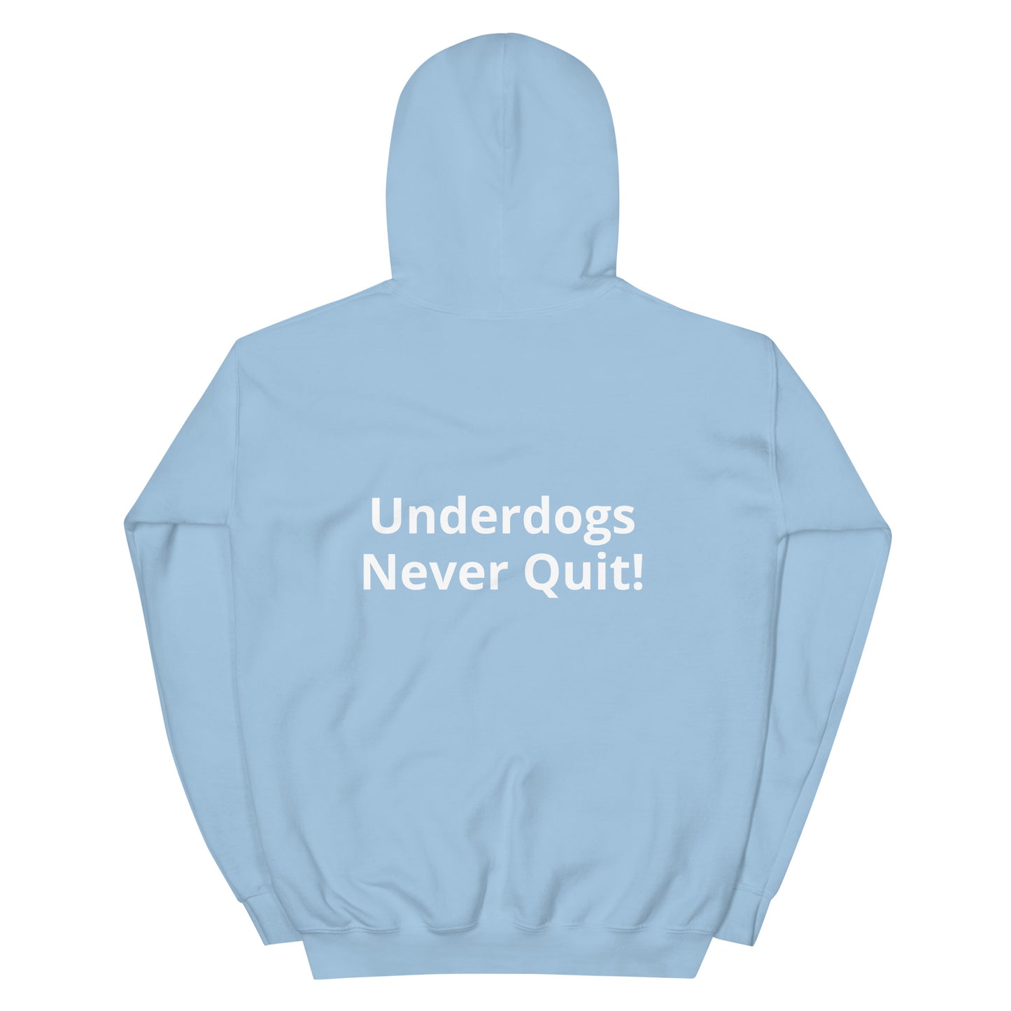 Unisex White UM: Never Quit Hoodie