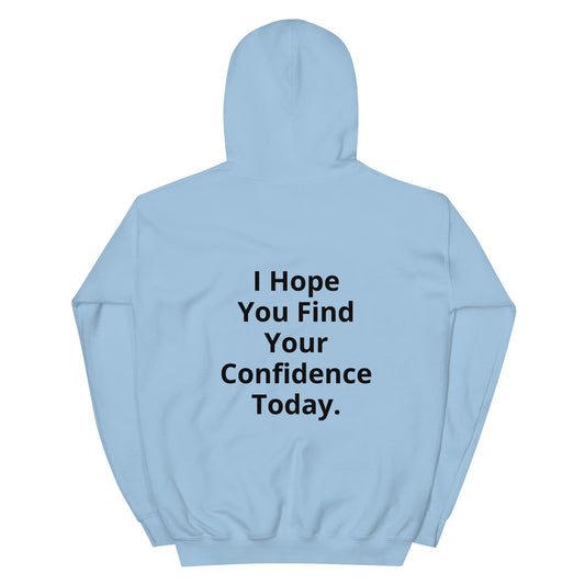 Unisex Find Your Confidence: Black Logo Hoodie