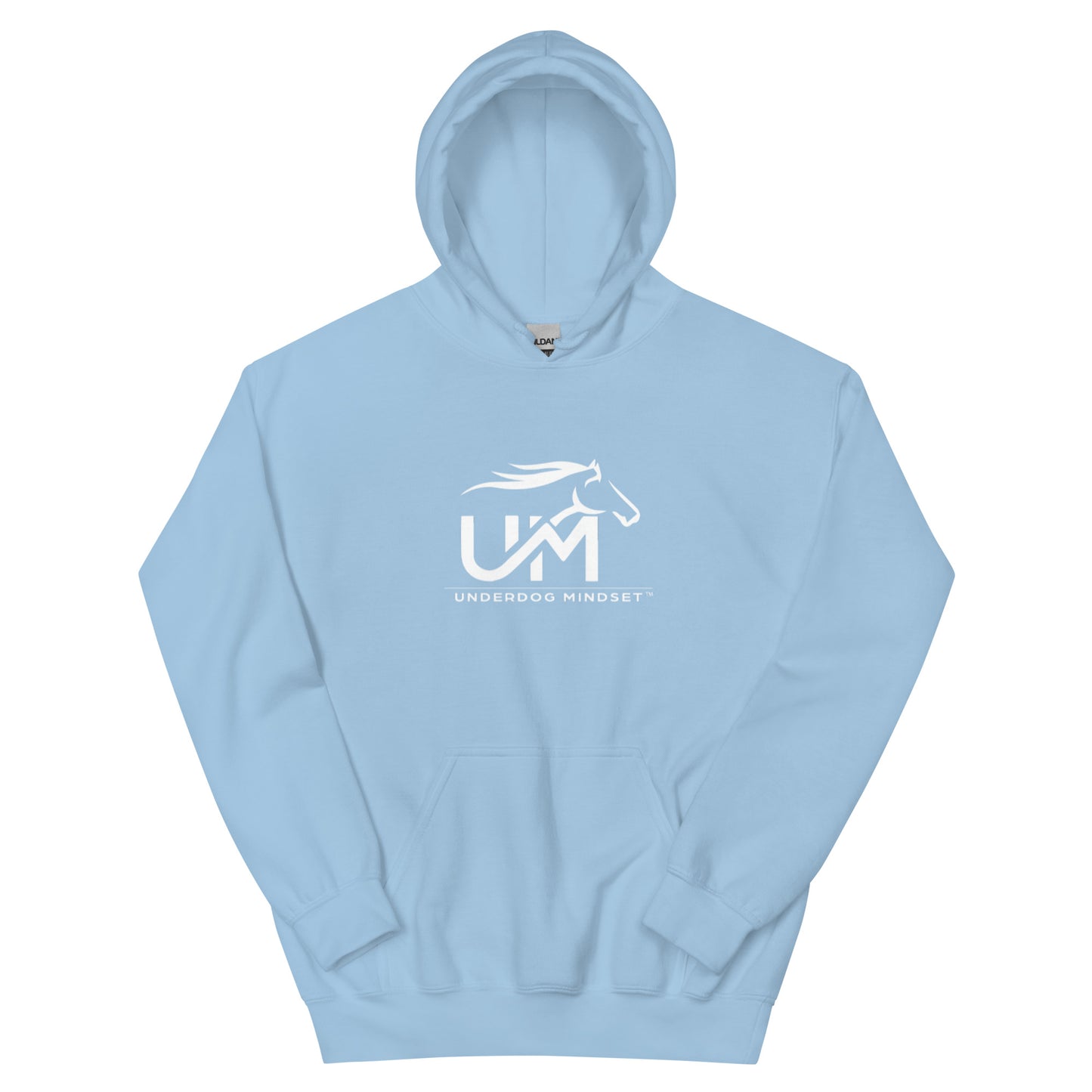 Unisex White UM: Never Quit Hoodie