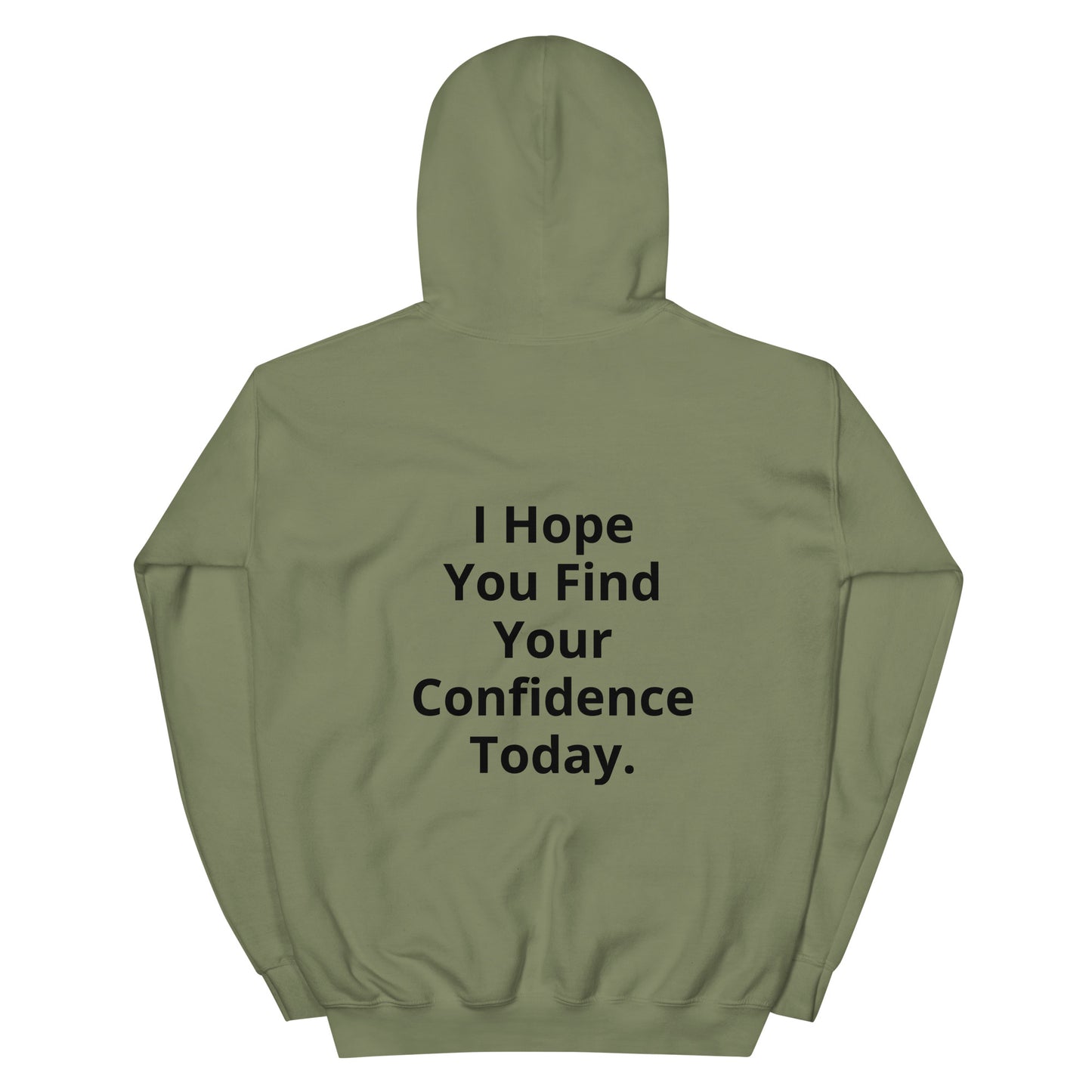 Unisex Find Your Confidence: Black Logo Hoodie