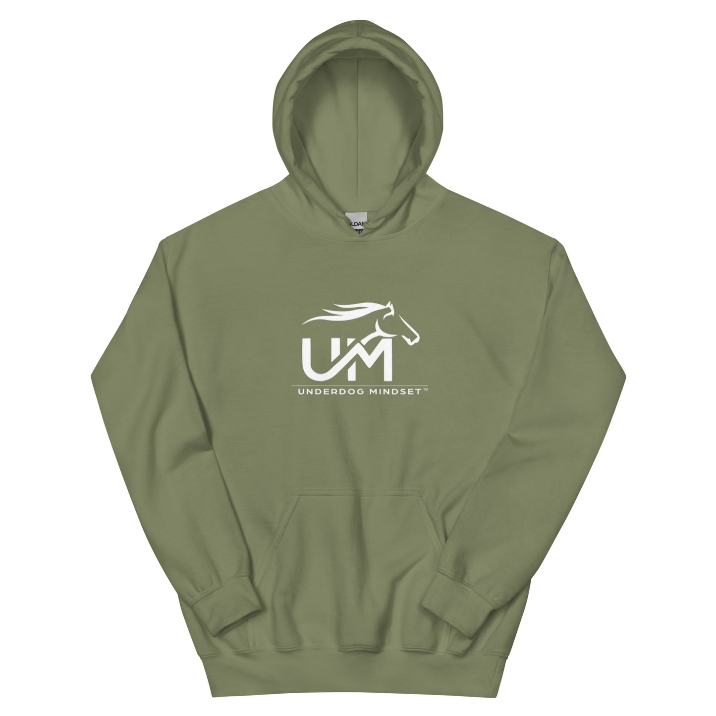 Unisex White UM: Never Quit Hoodie