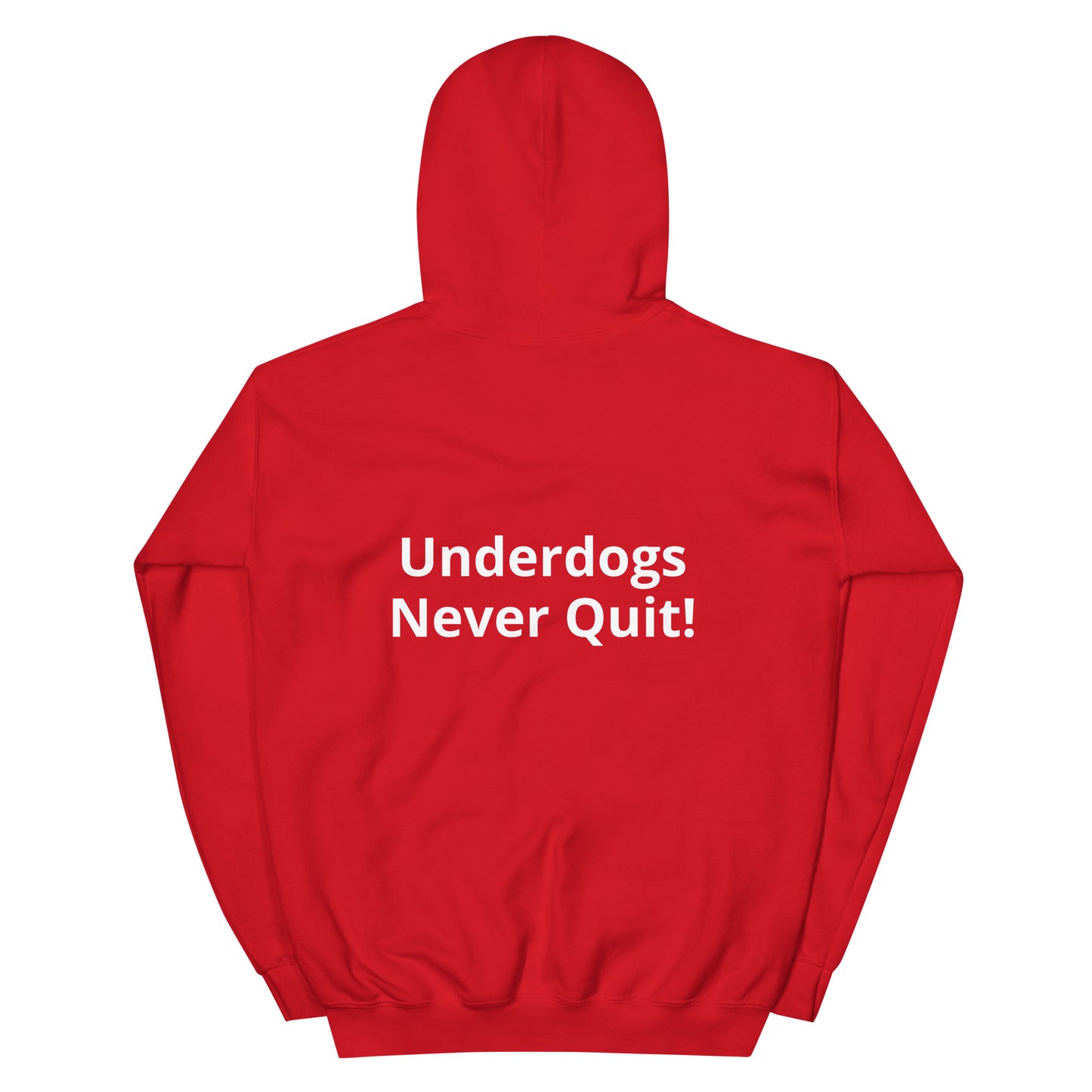 Unisex White UM: Never Quit Hoodie