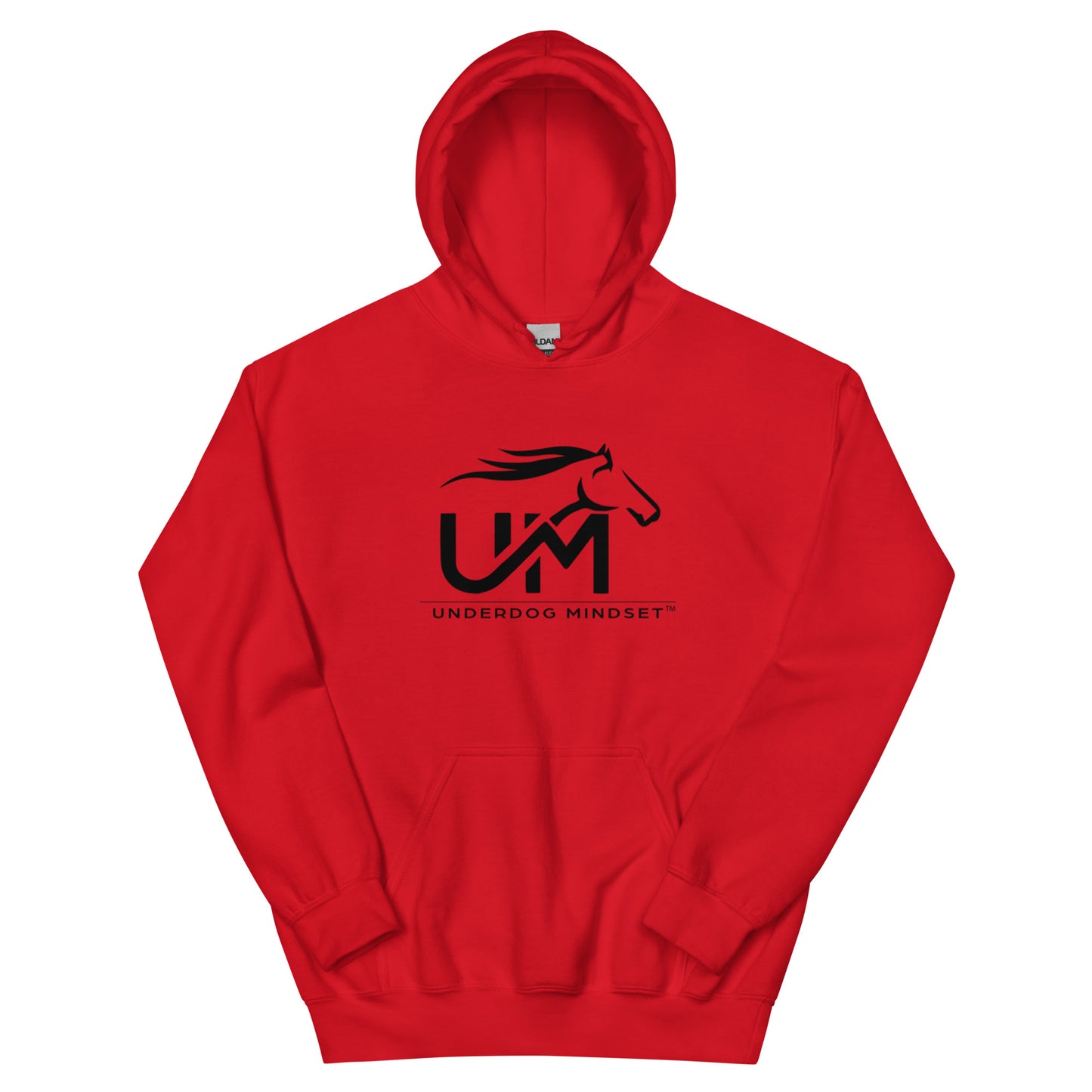 Unisex Black Logo: Never Quit Hoodie