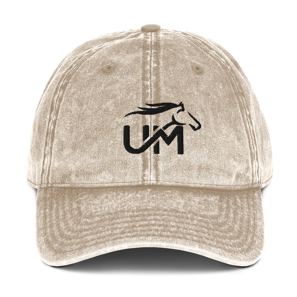 Vintage UM Black Logo Cap